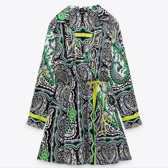 PRINTED MINI DRESS - Picture 6 of 7